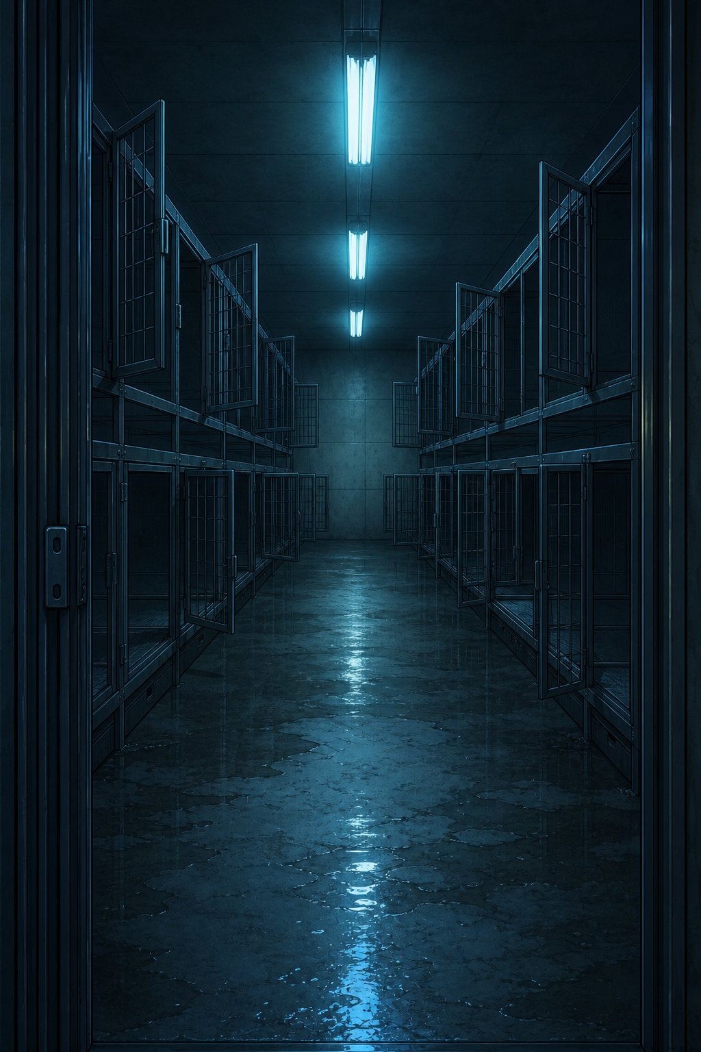 @Image3 INTERIOR — empty cages behind same doorway